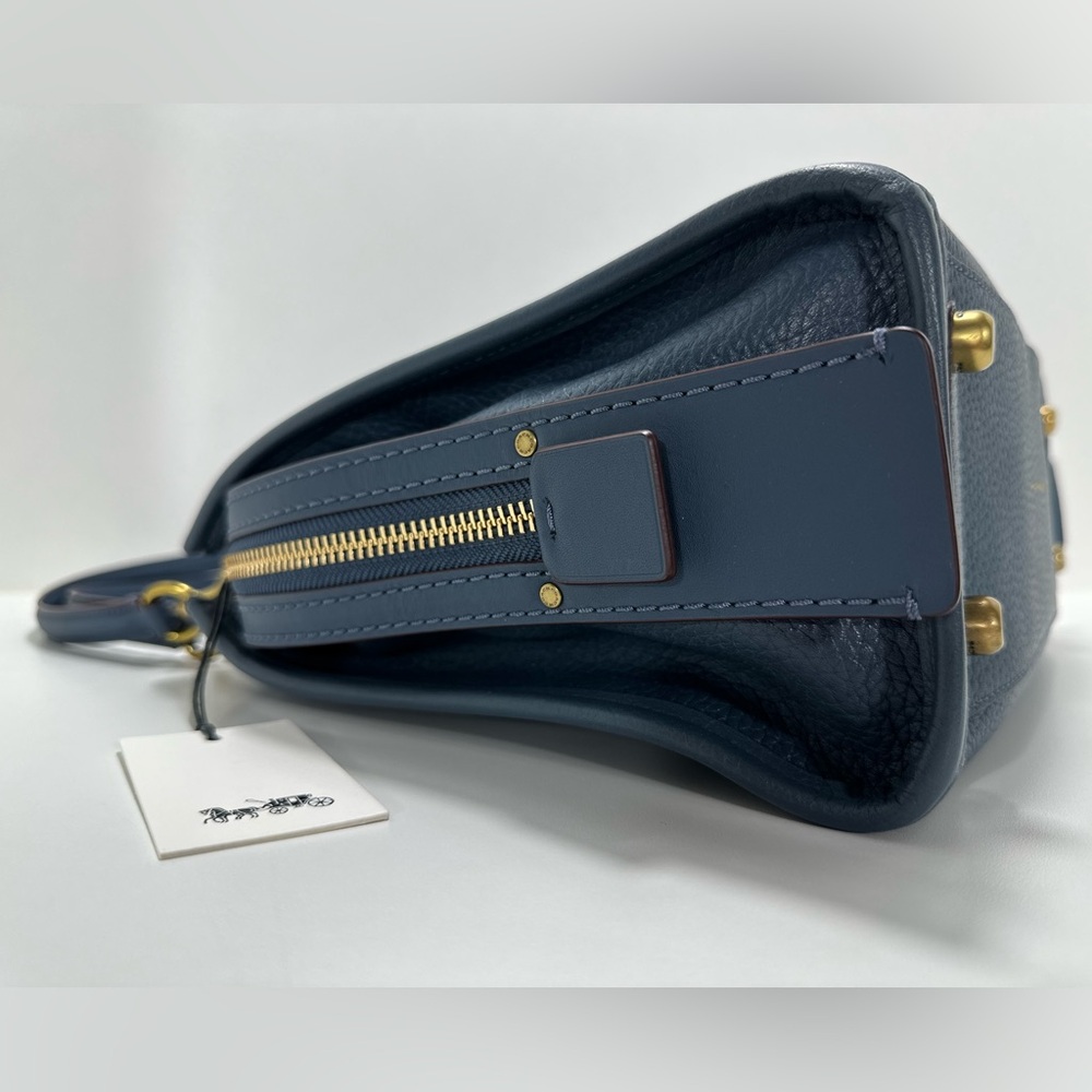 COACH 1941 Dark Denim Rogue 31 In Relaxed Smooth Pebbled Leather - Picture 9 of 13
